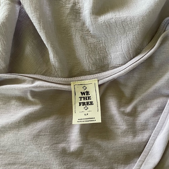 Free People Knot Me Tee in Lilac NWOT - Picture 9 of 10